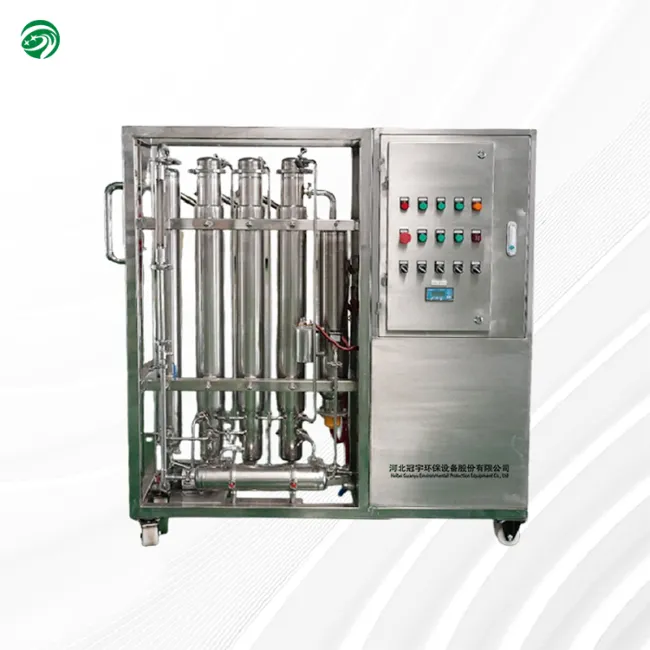 Laboratory multi-effect distilled water apparatus