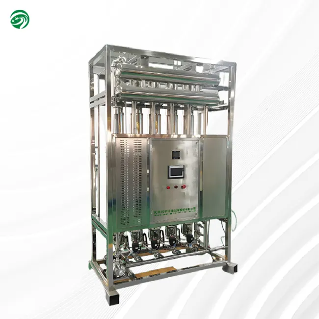 500L/H single-tube plate pharmaceutical distilled water machine.