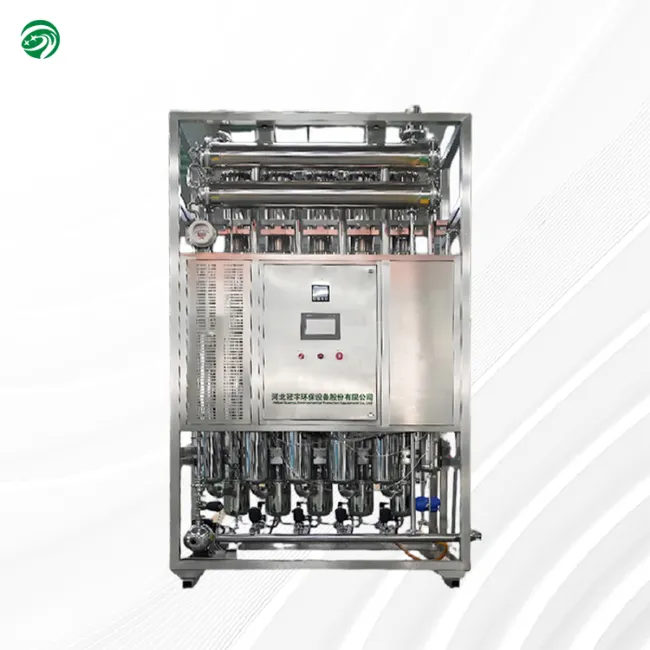 200L/H tubular distilled water equipment for pharmaceutical applications