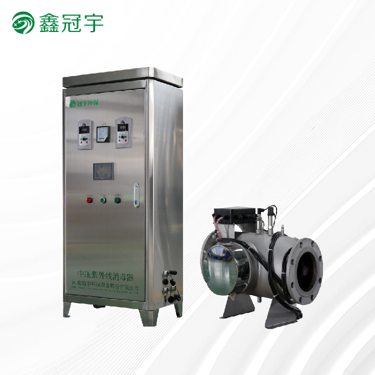 Medium-pressure UV sterilizer for the electronics industry