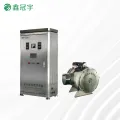 Medium pressure UV sterilizer for fitness pool