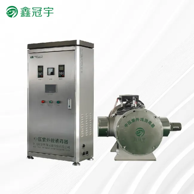 Medium pressure UV sterilizer for fitness pool