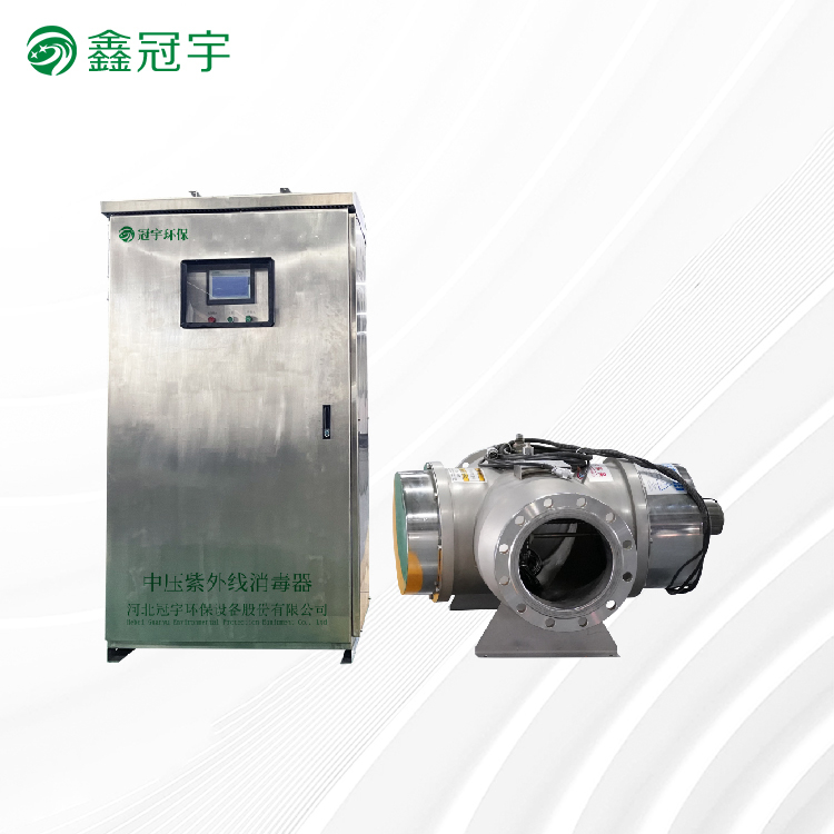 Circulating water medium-pressure UV sterilizer