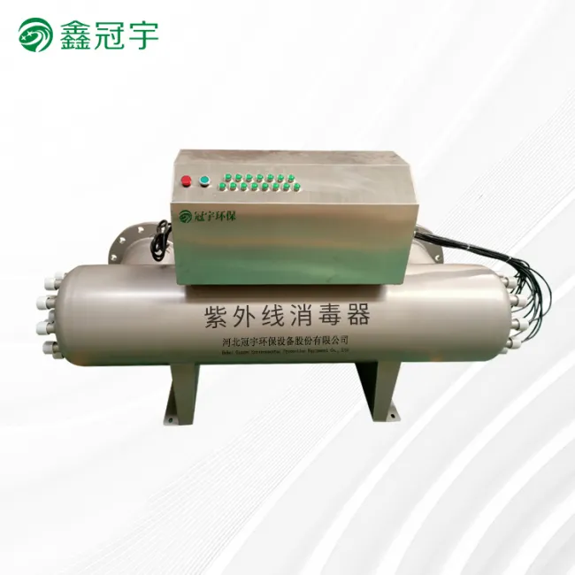Large flow type ultraviolet disinfection device