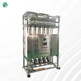 500L/H single-tube plate pharmaceutical distilled water machine.